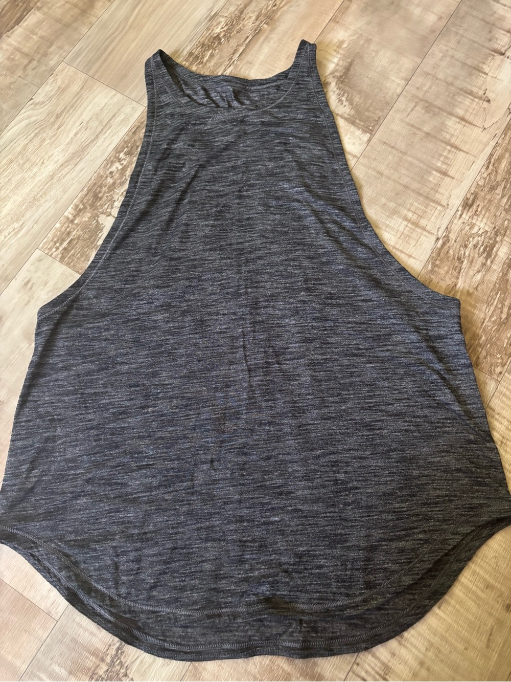 lululemon athletica Women's Charcoal Gray Racerback Tank Top